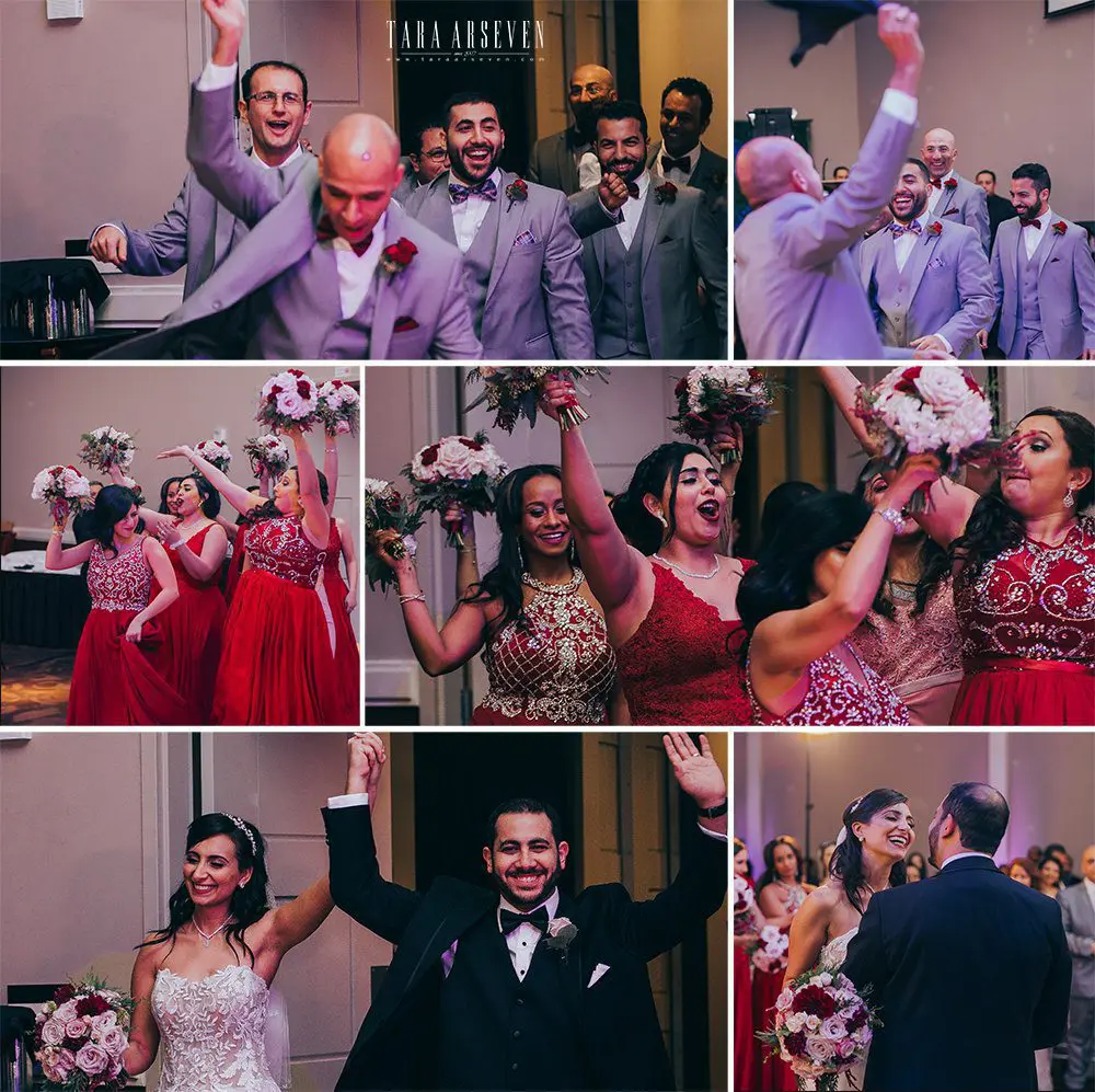 wedding party grand entrance