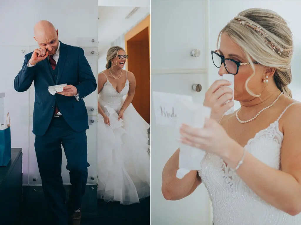 bride groom letter exchange 1