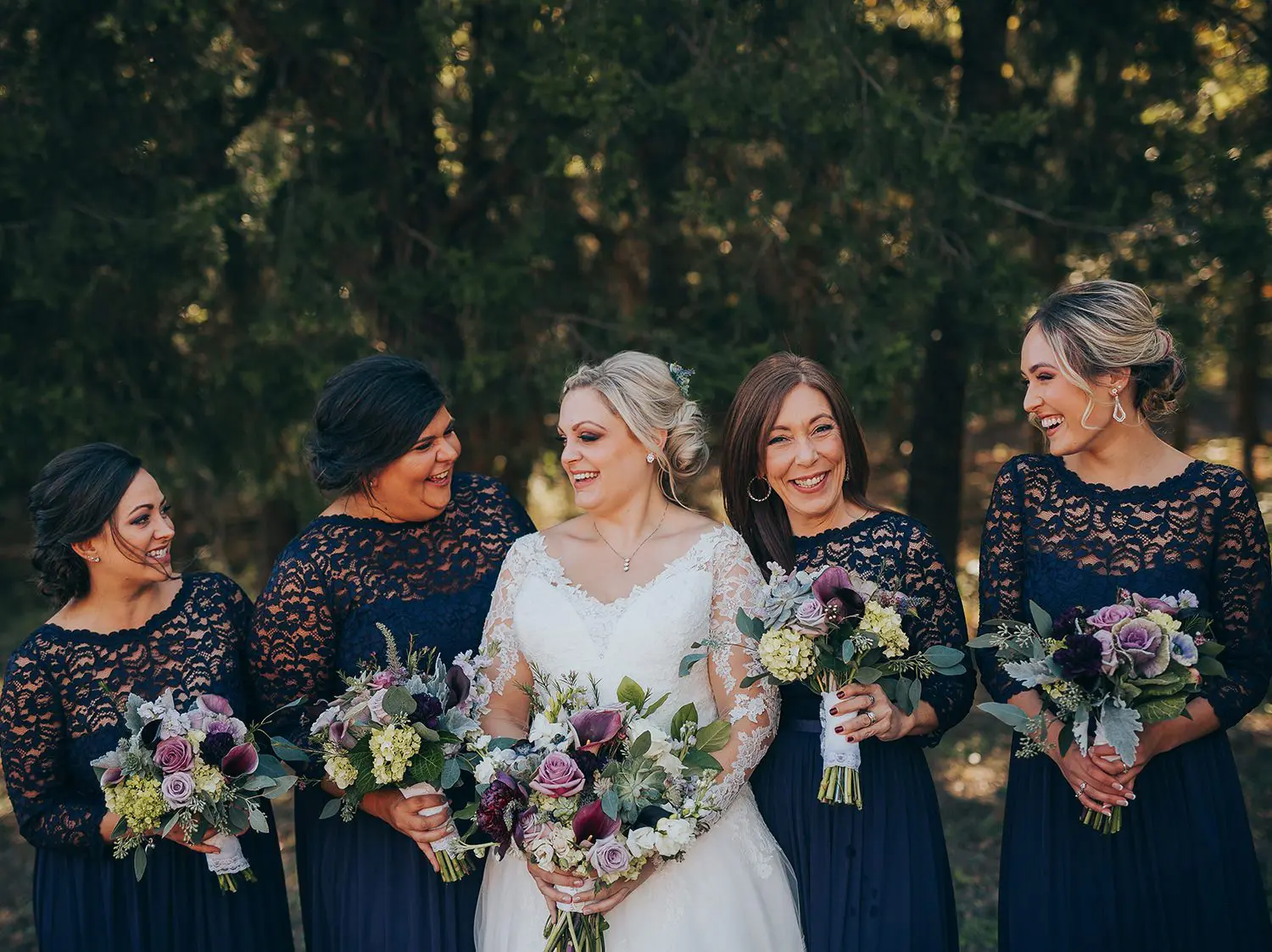 bridal party portraits