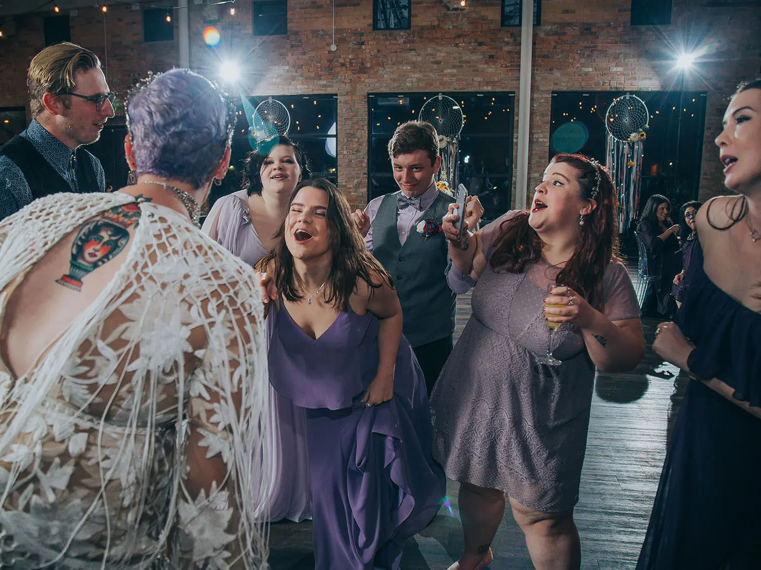 wedding party photography