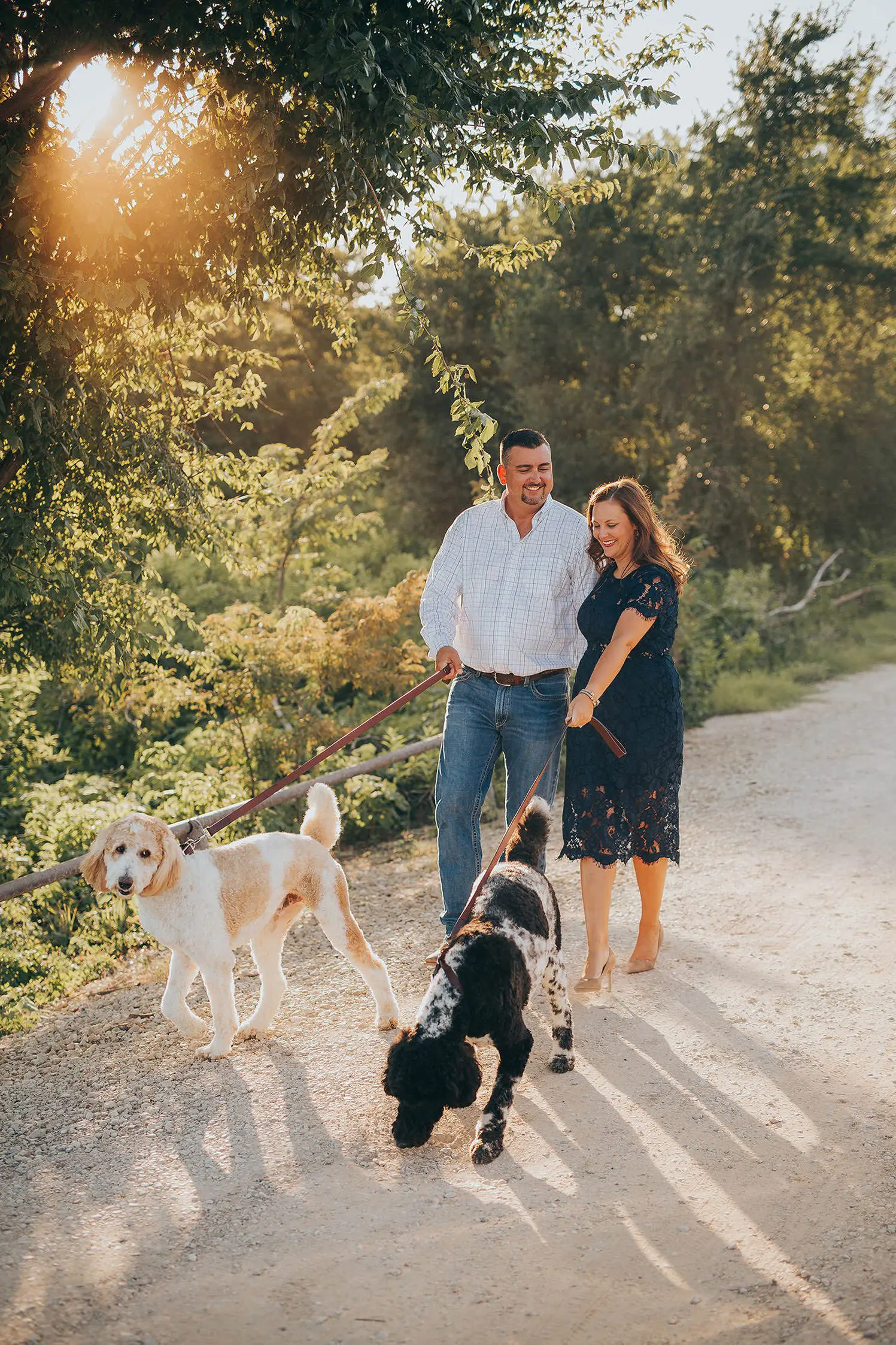 engagement session with pets