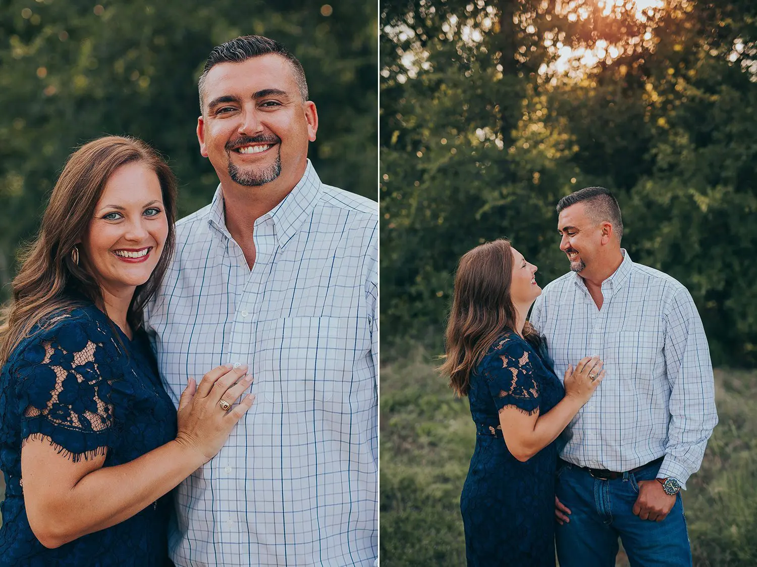 outdoor engagement session