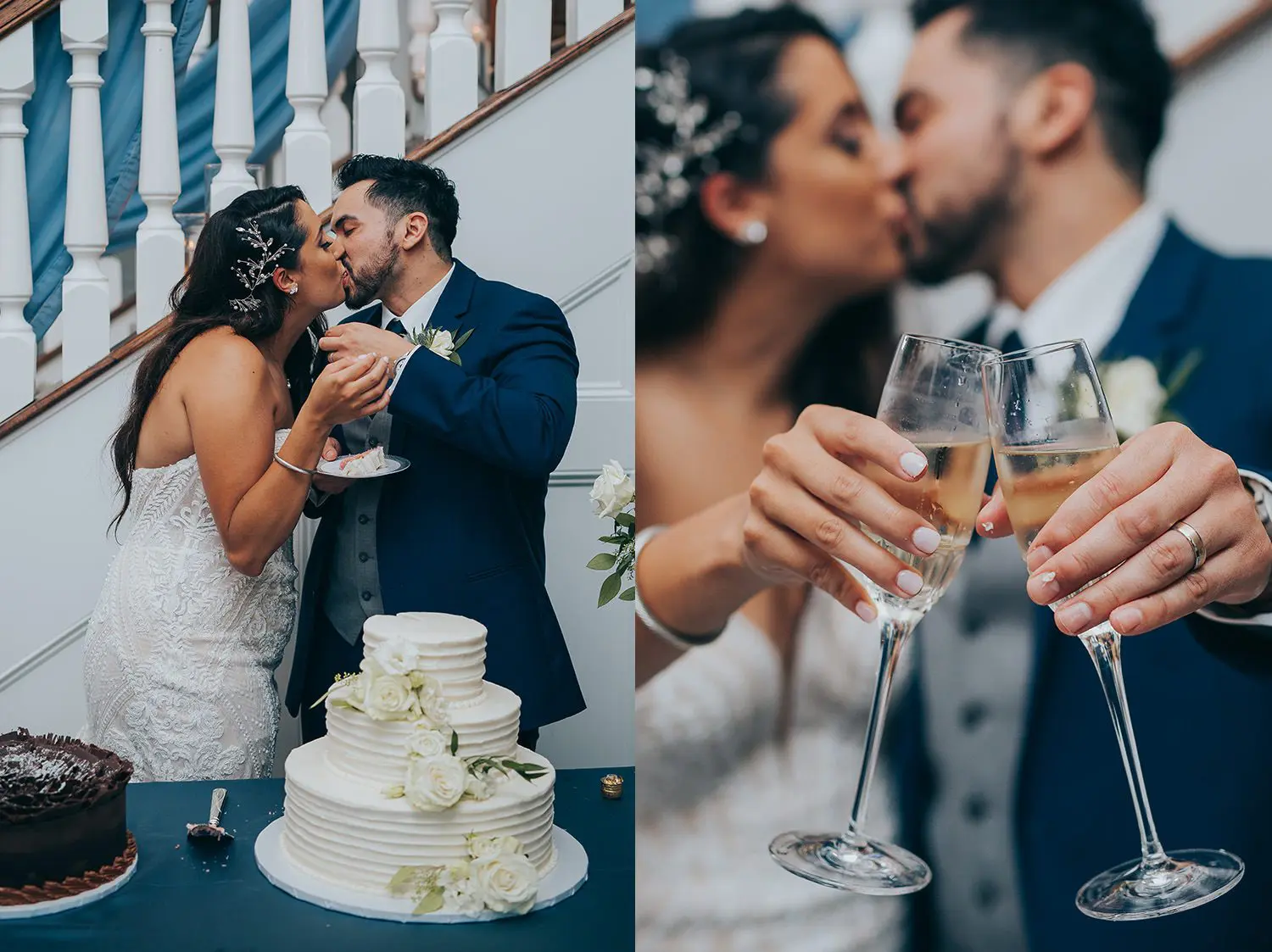 newlyweds reception photography