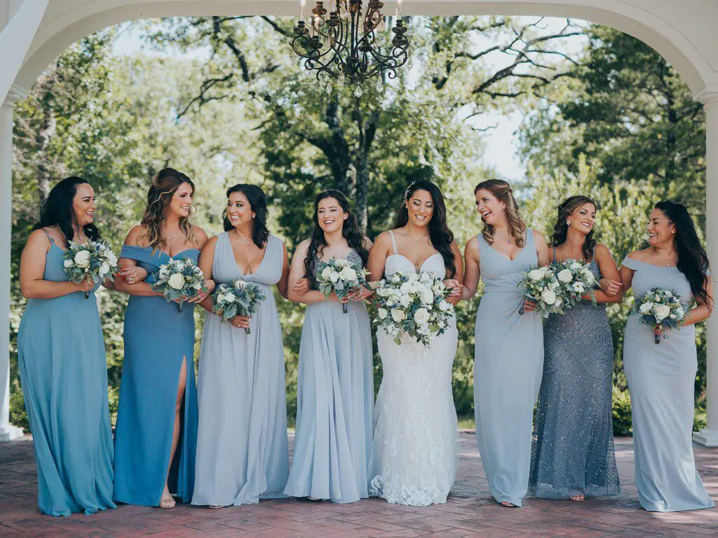 bridal party photos