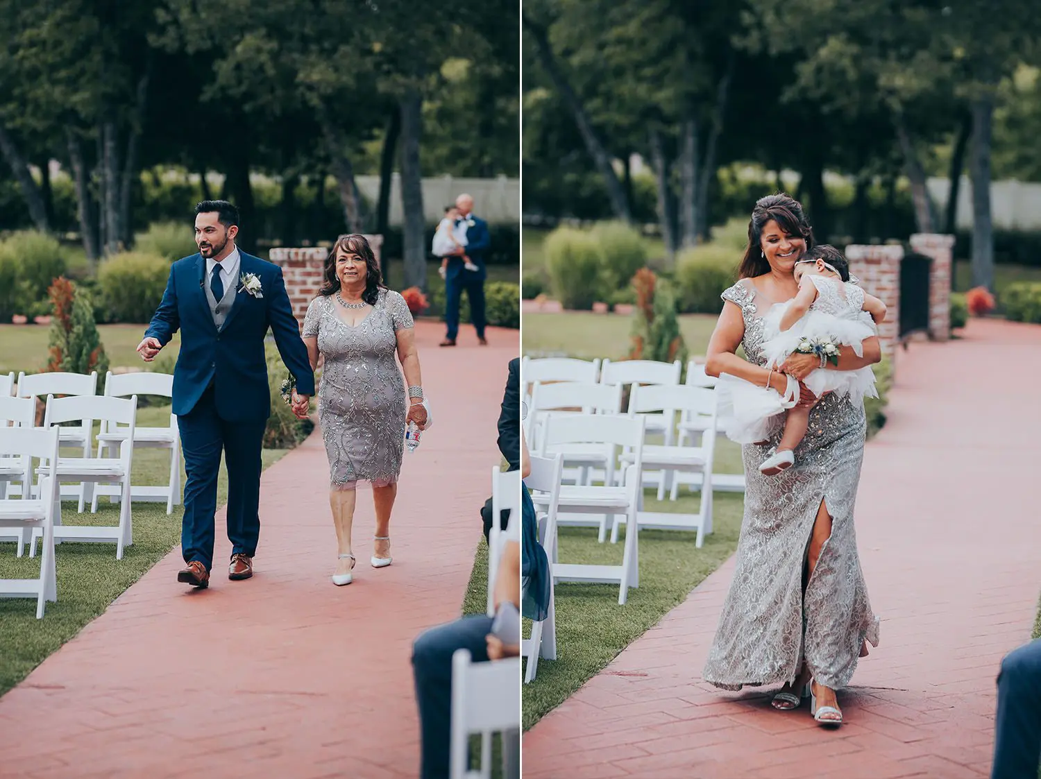 wedding ceremony the springs rockwall manor