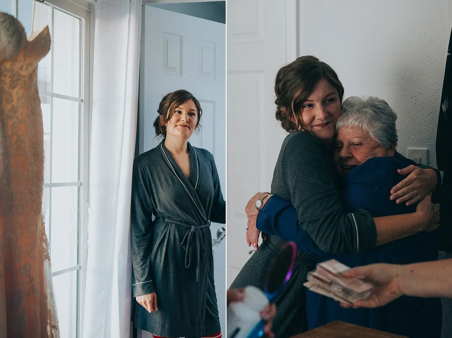 intimate home wedding photography