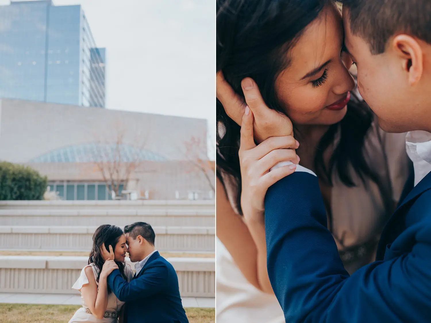 downtown dallas engagement photographers