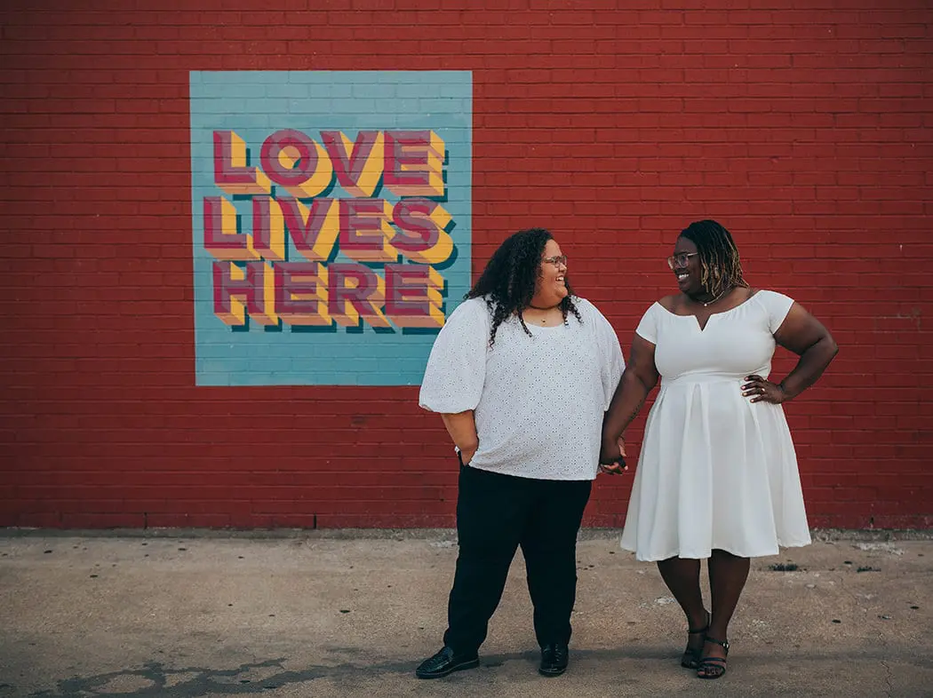 Dallas pride engagement photography