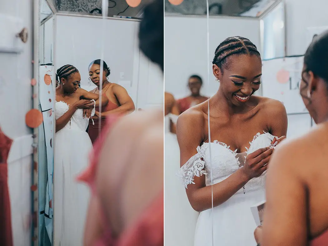 getting ready photos bride