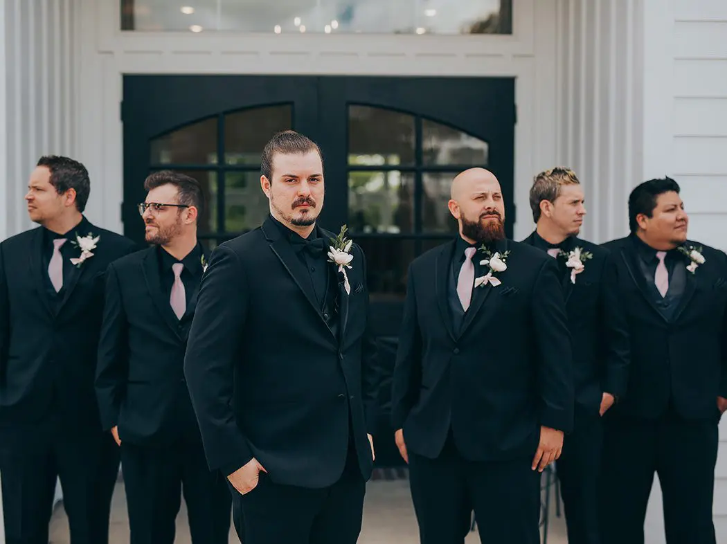 groom and groomsmen formal