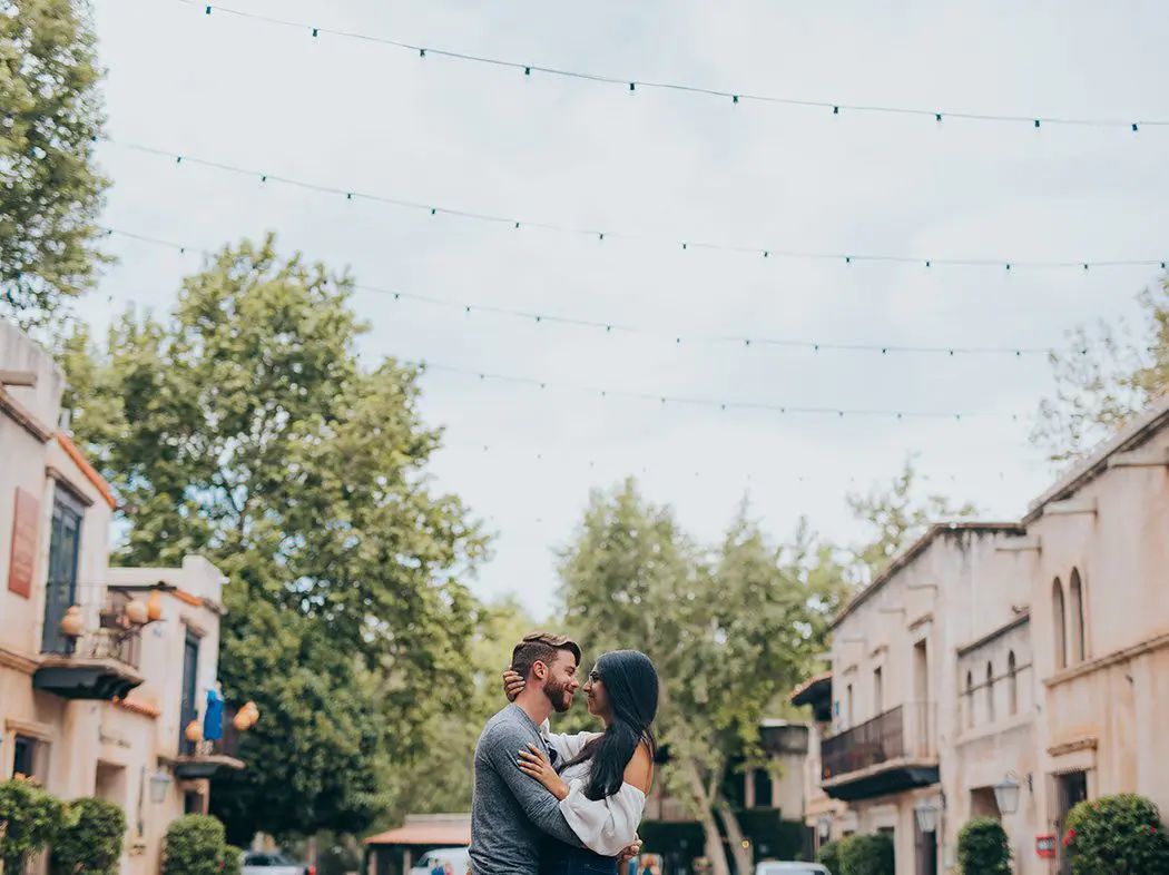 artistic engagement photos