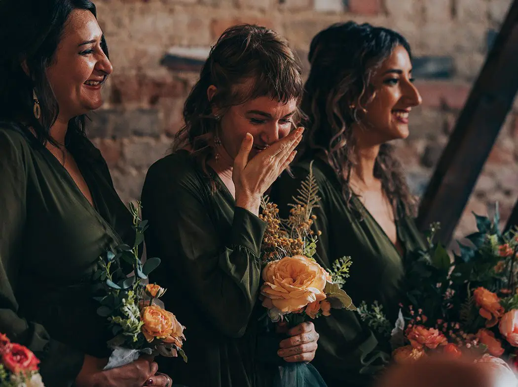 candid bridesmaids photos