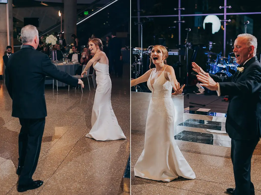 father daughter dance perot museum wedding