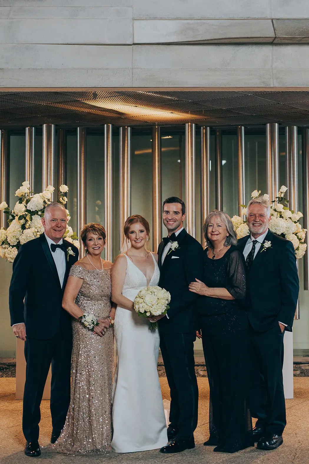 perot museum wedding family formals