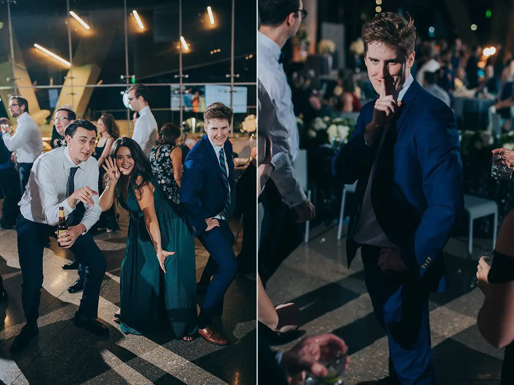 perot museum wedding reception dance