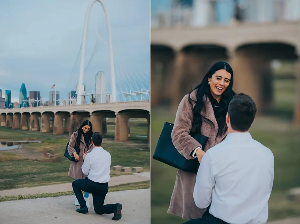 dallas skyline surprise proposal