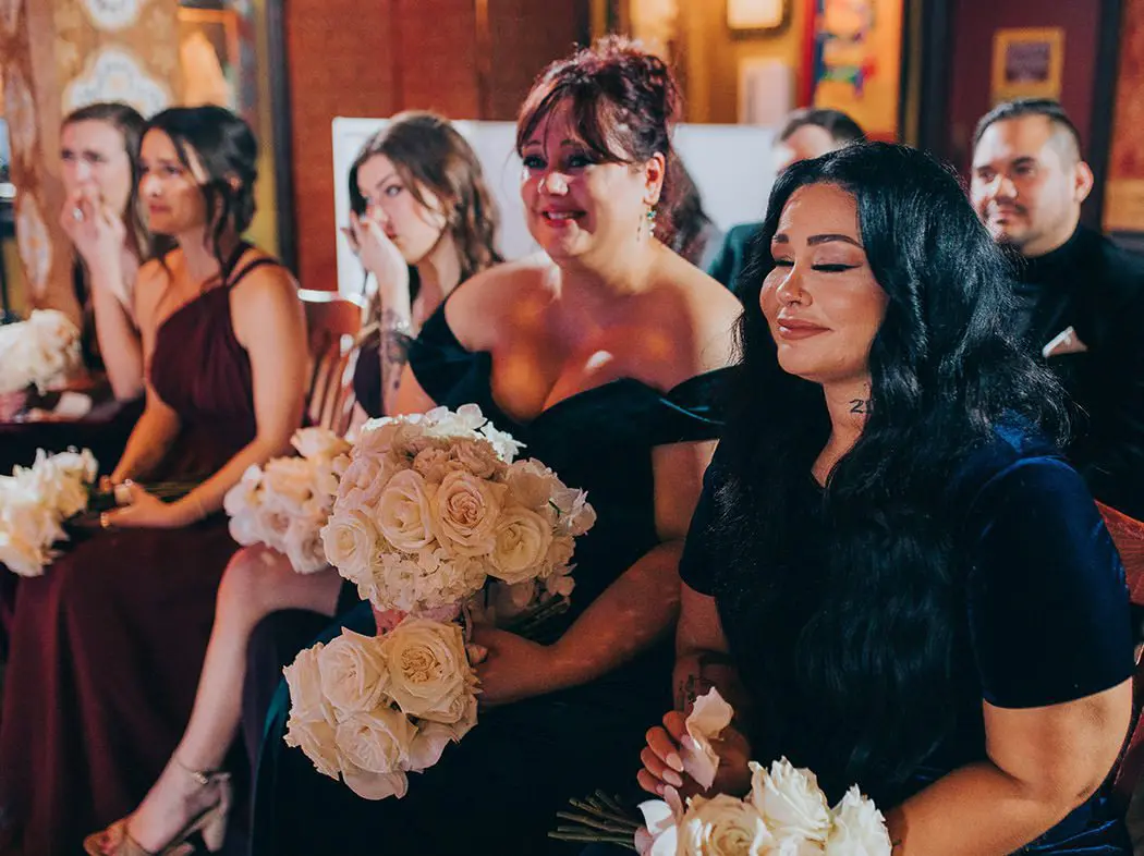 emotional wedding ceremony