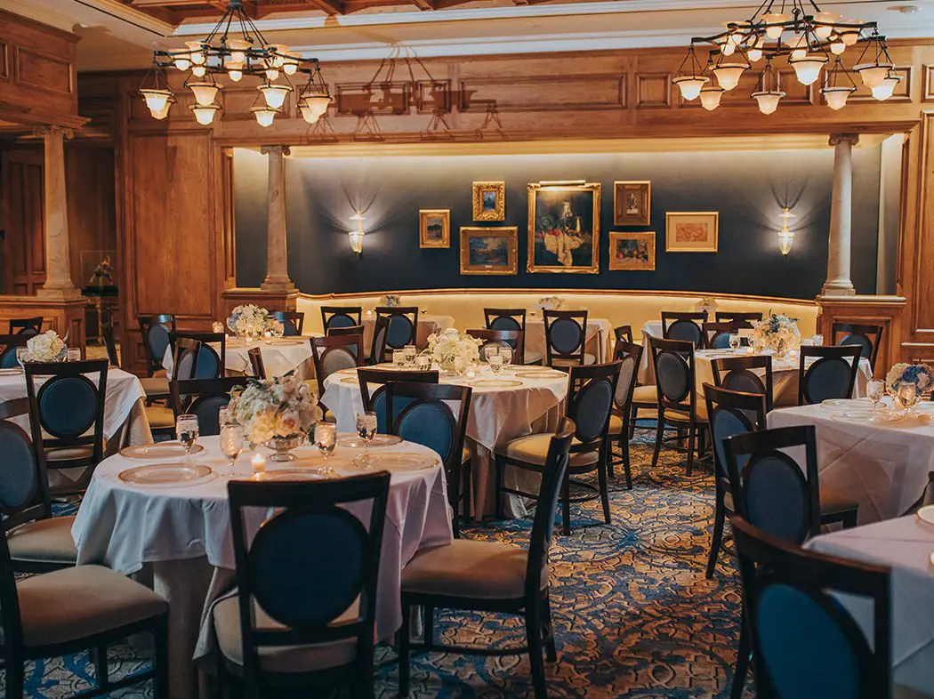 The Crescent Club wedding reception