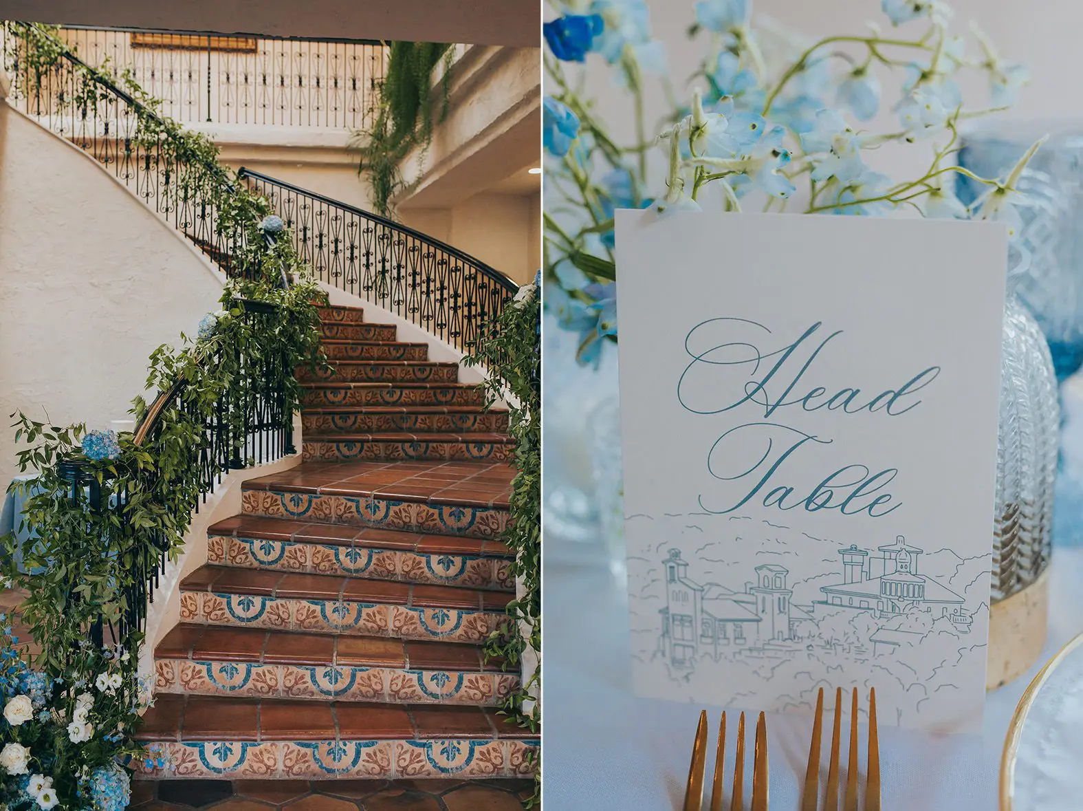 meditterenean theme wedding decor inspiration