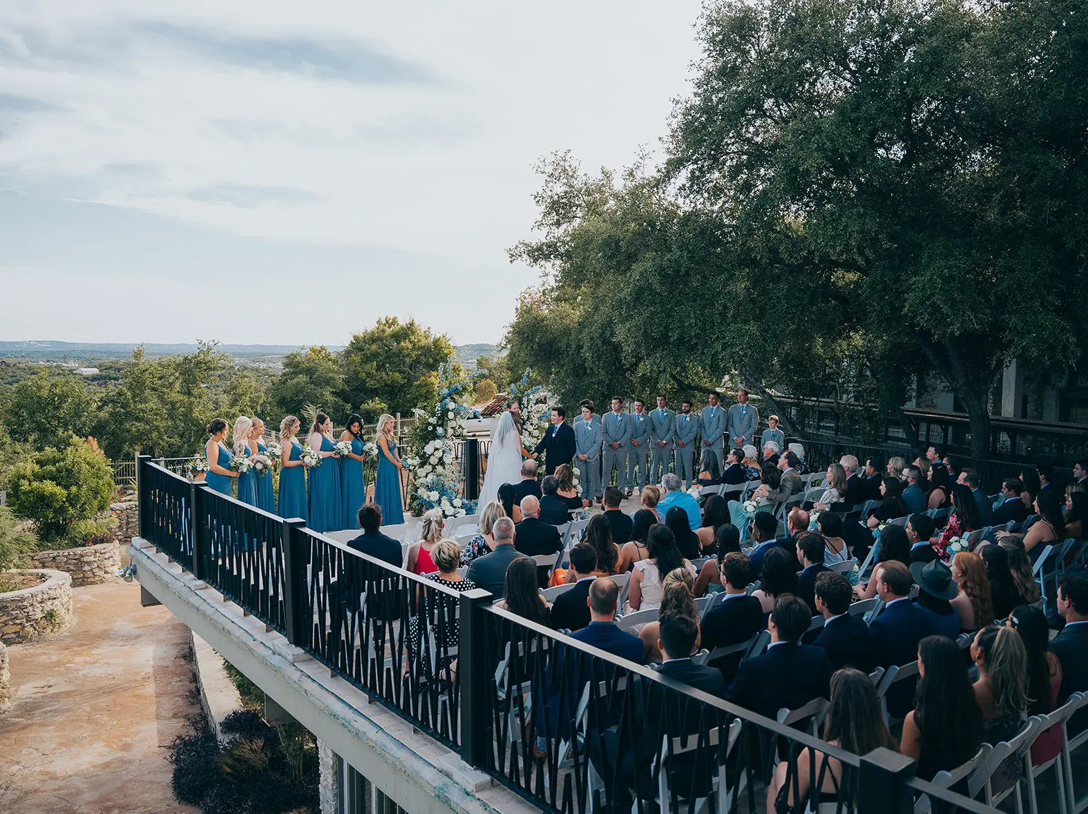 villa antonia ceremony photos