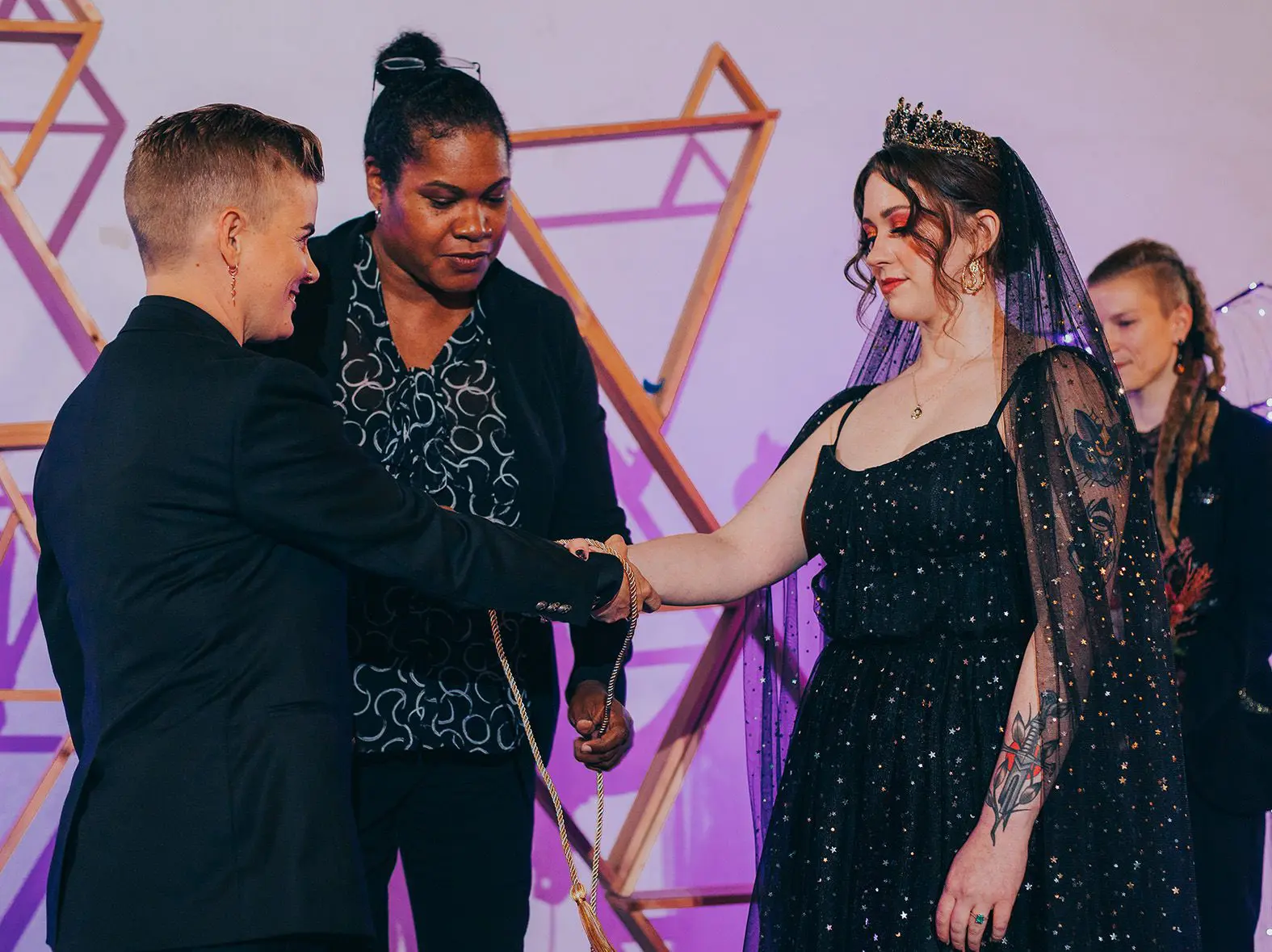 queer witchy wedding photographer
