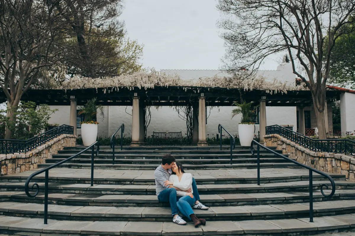 Dallas Arboretum Engagement Session Photographer