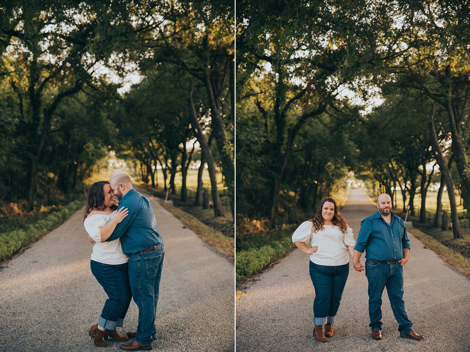 country engagement session texas ennis