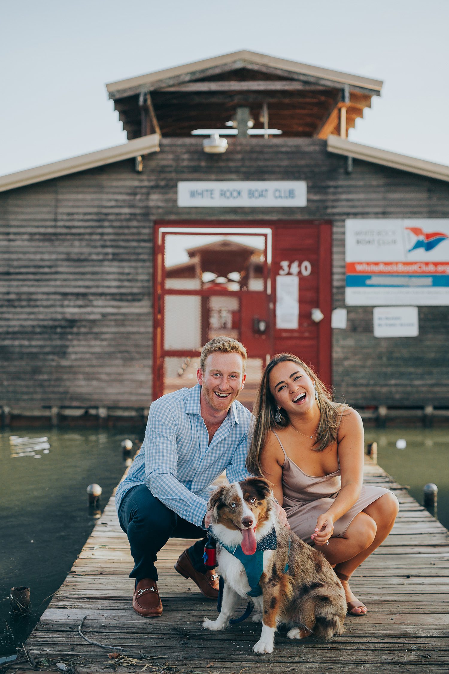 engagement photography with pets