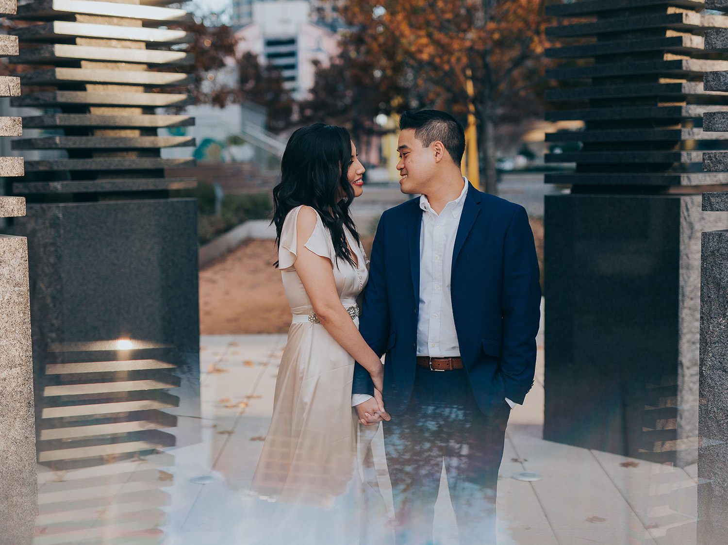 downtown engagement sessions