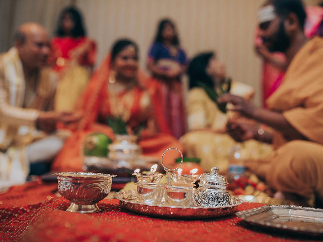 south indian bridal rituals photographer