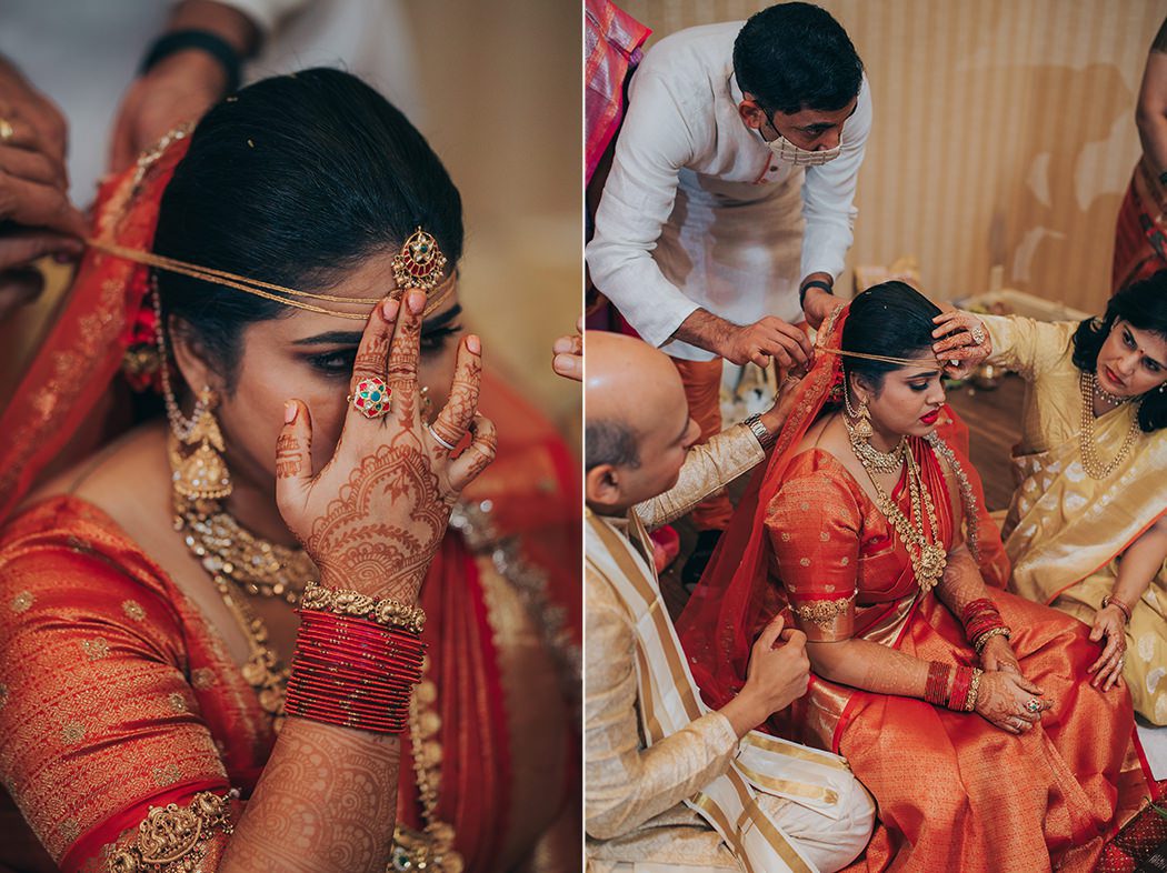 south indian bridal wedding rituals photographer