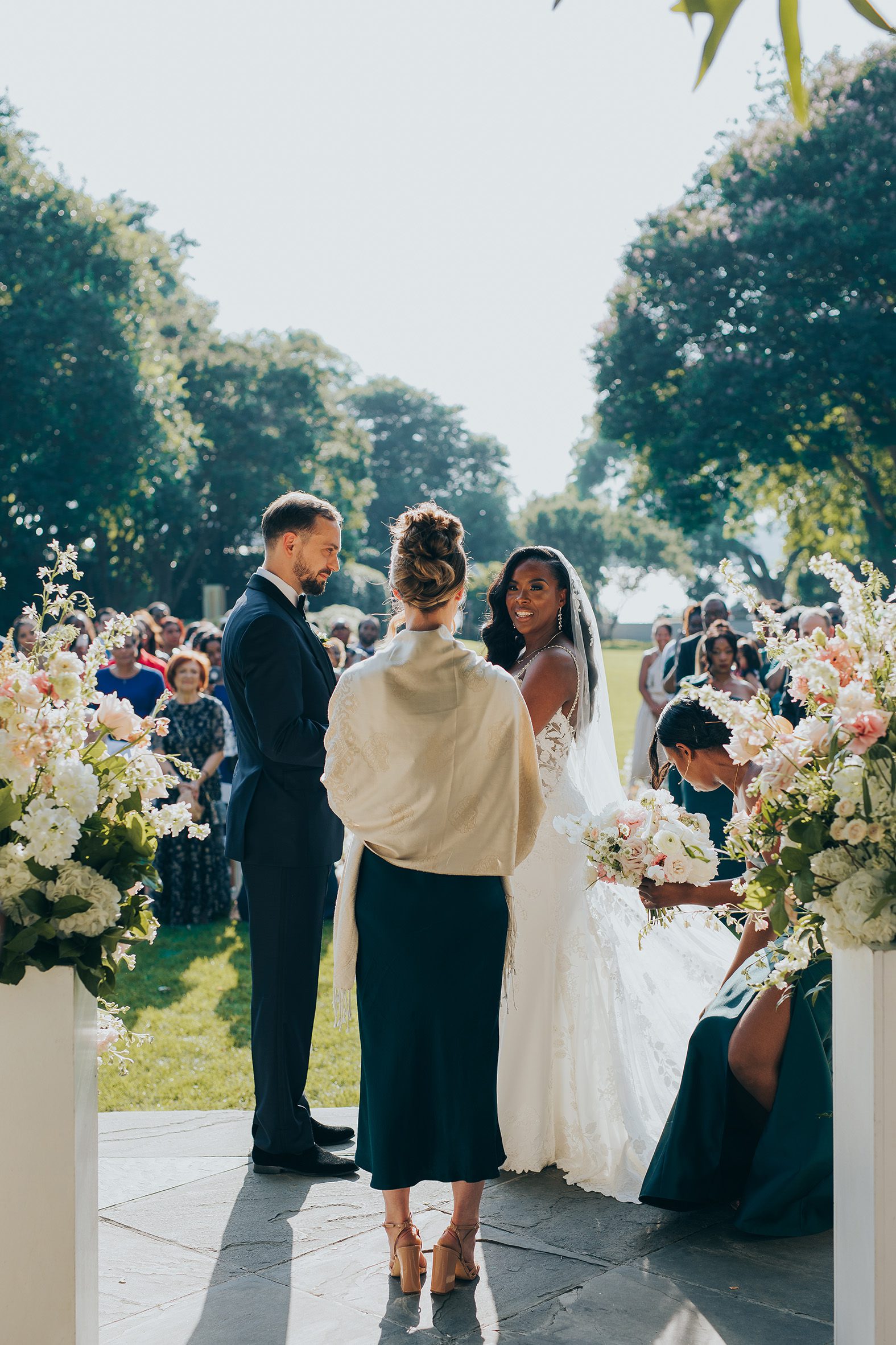 wedding photography at the dallas arboretum